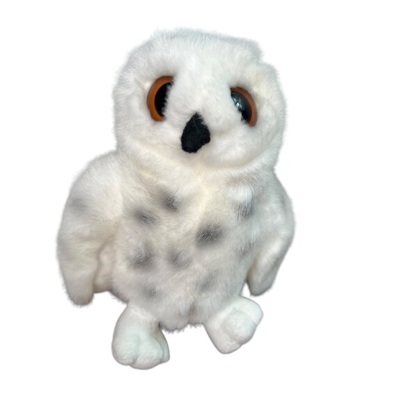 Aurora Snowy Owl Plush Stuffed Animal Toy Bird - Picture 1 of 9